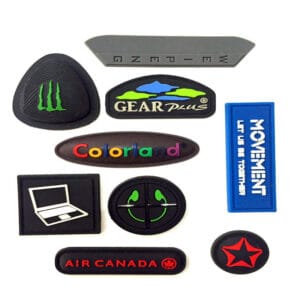 Factory Sales Rubber Label Silicon Name Tag For Clothing