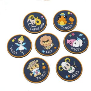 Custom Embossed 3d Soft Garment Pvc Patches For Clothing