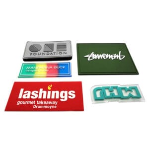 Custom Garment Rubber Heat Press Pvc Silicon Labels