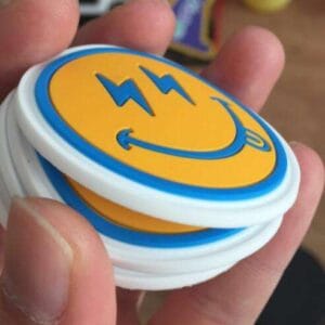 Custom design PVC rubber logo Waterproof Rubber Clothing Label